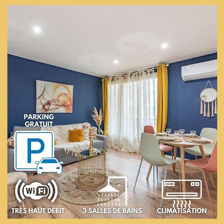 Amja Proche Clinique Saint-Roch Apt 3 Chambres 3 Salles De Bain Parking Gratuit Ideal Famille Groupe Coworking 10 Min Centre Ville 10 Min Plage 5 Min Sortie Autoroute Μονπελιέ Εξωτερικό φωτογραφία